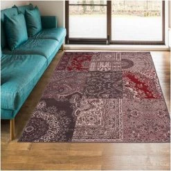 UNAMOURDETAPIS Tapis Salon 120x170 Cm Rectangulaire AF NYBRO Gris Salon Adapté Au Chauffage Par Le Sol - Gris