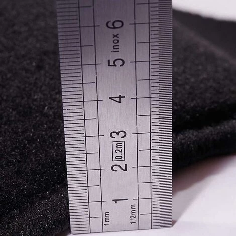 UNAMOURDETAPIS Tapis Salon 60x110 Cm Rectangulaire AF DALEN Noir Entrée Adapté Au Chauffage Par Le Sol - Noir 3 UNAMOURDETAPIS Tapis Salon 60x110 Cm Rectangulaire AF DALEN Noir Entrée Adapté Au Chauffage Par Le Sol - Noir – Image 3