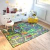 DÉCOWEB Tapis De Jeu Enfant - Circuit Voiture Ville - 145 X 200 Cm
