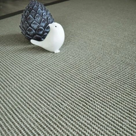 DÉCOWEB Tapis Sisal Yucatan Gris Acier Ganse Coton Anthracite - 160 X 230 Cm 4 DÉCOWEB Tapis Sisal Yucatan Gris Acier Ganse Coton Anthracite - 160 X 230 Cm – Image 4