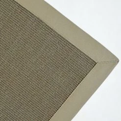 DÉCOWEB Tapis Sisal Yucatan Marron Glacé Ganse Limon - 140 X 200 Cm -Tapis et paillasson Soldes 10360934 4