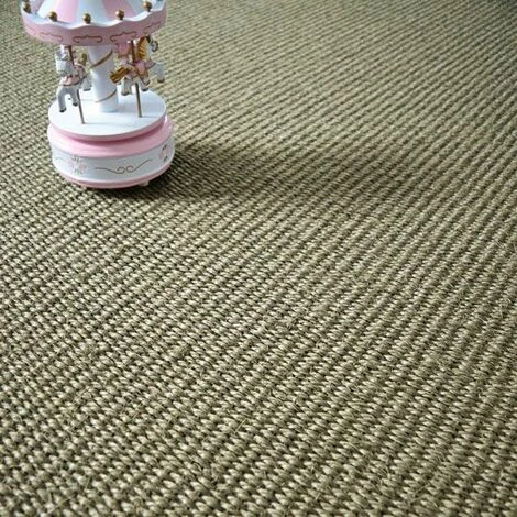 DÉCOWEB Tapis Sisal Quintana Grège Ganse Coton Grège - 140 X 200 Cm 3 DÉCOWEB Tapis Sisal Quintana Grège Ganse Coton Grège - 140 X 200 Cm – Image 3