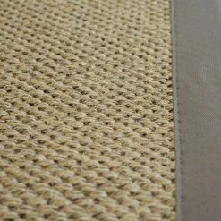 DÉCOWEB Tapis Sisal Kidara Orge Ganse Taupe - 160 X 230 Cm -Tapis et paillasson Soldes 10360961 3