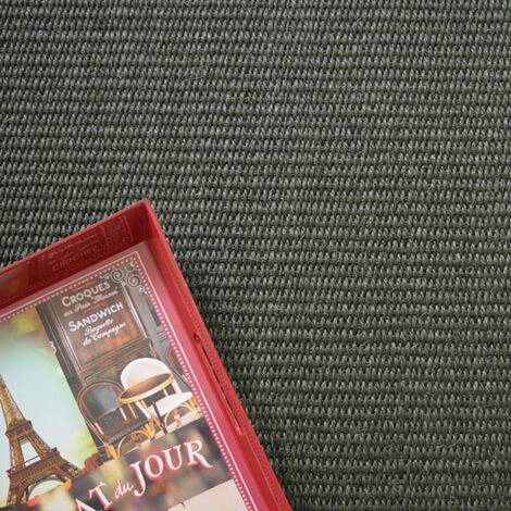 DÉCOWEB Tapis Sisal Quintana Anthracite Ganse Coton Anthracite - 160 X 230 Cm 4 DÉCOWEB Tapis Sisal Quintana Anthracite Ganse Coton Anthracite - 160 X 230 Cm – Image 4