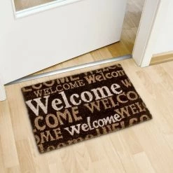 Relaxdays Paillasson En Fibres De Coco « Welcome » Tapis De Sol Porte D’entrée Tapis De Plancher 40 X 60 Cm Tapis D'accueil Dessous Antidérapant PVC Caoutchouc Essuie-pieds Saleté, Marron 7 Relaxdays Paillasson En Fibres De Coco « Welcome » Tapis De Sol Porte D’entrée Tapis De Plancher 40 X 60 Cm Tapis D'accueil Dessous Antidérapant PVC Caoutchouc Essuie-pieds Saleté, Marron -Tapis et paillasson Soldes 10364309 3