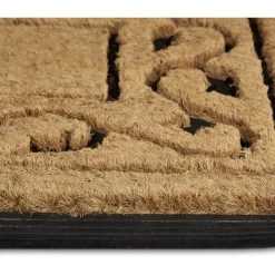Relaxdays Paillasson Fibres De Coco Naturelles écologiques Et Durables HxlxP: 2x75x45 Cm Tapis De Sol Caoutchouc Antidérapant PVC Porte Entrée Pour Intérieur Et Extérieur Motif Décoratif Fleur, Nature 9 Relaxdays Paillasson Fibres De Coco Naturelles écologiques Et Durables HxlxP: 2x75x45 Cm Tapis De Sol Caoutchouc Antidérapant PVC Porte Entrée Pour Intérieur Et Extérieur Motif Décoratif Fleur, Nature -Tapis et paillasson Soldes 10366784 5