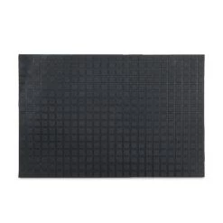 Relaxdays Paillasson 60 X 40 Cm Tapis De Sol Antidérapant Caoutchouc Tapis Entrée Intérieur Extérieur Noir