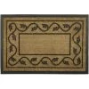 Relaxdays Paillasson Fibres De Coco Rectangle 60 X 90 Cm Tapis De Sol Antidérapant Caoutchouc Intérieur Extérieur Motifs Décoratifs HxlxP 2 X 90 X 60 Cm Tapis Entrée Fibres De Coco écologique, Nature
