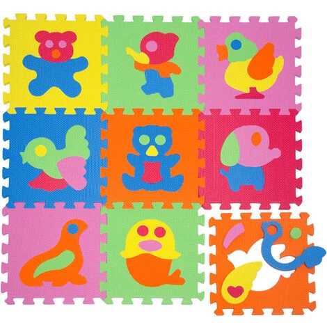 LittleTom Tapis De Jeu Doux Pour Bébé Dalles Puzzle En Mousse Enfants Animaux 1 LittleTom Tapis De Jeu Doux Pour Bébé Dalles Puzzle En Mousse Enfants Animaux