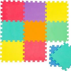 LittleTom Tapis De Jeu Doux Pour Bébé Dalles Puzzle En Mousse Enfants Coloré