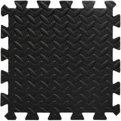 Eyepower Protections Sol En Mousse EVA 10mm D'épaisseur Tapis Puzzle De Fitness Sport Composé De 9 Fragments Dimension Globale 0,81qm Extensible Noir -Tapis et paillasson Soldes 10978050 3