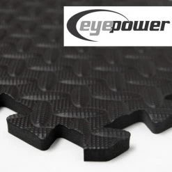 Eyepower Protections Sol En Mousse EVA 10mm D'épaisseur Tapis Puzzle De Fitness Sport Composé De 9 Fragments Dimension Globale 0,81qm Extensible Noir -Tapis et paillasson Soldes 10978050 4
