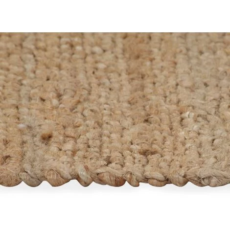 VidaXL Tapis Tissé à La Main Jute 120 X 180 Cm Naturel - Beige 4 VidaXL Tapis Tissé à La Main Jute 120 X 180 Cm Naturel - Beige – Image 4