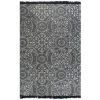 VidaXL Tapis Kilim Coton 160 X 230 Cm Avec Motif Gris - Gris