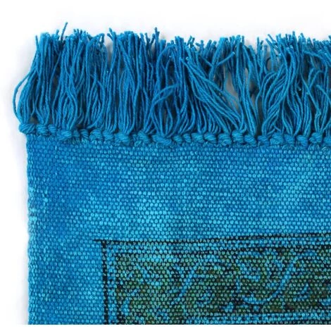 Tapis Kilim Coton Avec Motif 120 X 180 Cm VidaXL 3 Tapis Kilim Coton Avec Motif 120 X 180 Cm VidaXL – Image 3