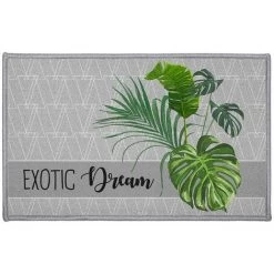 DÉCO TAPIS Tapis Déco Rectangle 50x80 Cm Exographic - Gris