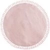 ATMOSPHERA, CRÉATEUR D'INTÉRIEUR Tapis à Franges Rose Avec Lurex Doré Intégré 90 Cm - Multicolore