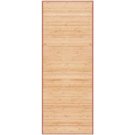 VidaXL Tapis Bambou 80 X 200 Cm Marron - Brun 1 VidaXL Tapis Bambou 80 X 200 Cm Marron - Brun