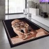 UNAMOURDETAPIS Tapis Salon 60x110 Cm Rectangulaire BC TIGER Noir Entrée Adapté Au Chauffage Par Le Sol - Noir