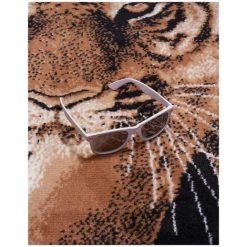 UNAMOURDETAPIS Tapis Salon 60x110 Cm Rectangulaire BC TIGER Noir Entrée Adapté Au Chauffage Par Le Sol - Noir -Tapis et paillasson Soldes 11775965 3