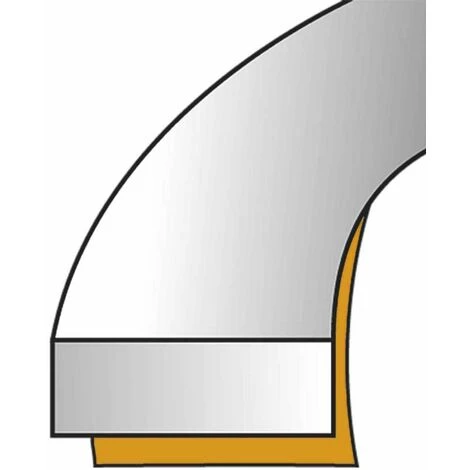 GEKO Joint Adhésif PVC Blanc, Profil 'I' 6M 2 GEKO Joint Adhésif PVC Blanc, Profil 'I' 6M – Image 2