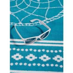 UNAMOURDETAPIS Tapis Enfant 60x110 Cm Rectangulaire AF ATTRAPE REVE Bleu Chambre Adapté Au Chauffage Par Le Sol - Bleu -Tapis et paillasson Soldes 12385041 3