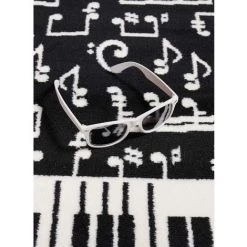 UNAMOURDETAPIS Tapis Salon 60x110 Cm Rectangulaire AF MELOMANIA Noir Entrée Adapté Au Chauffage Par Le Sol - Noir 6 UNAMOURDETAPIS Tapis Salon 60x110 Cm Rectangulaire AF MELOMANIA Noir Entrée Adapté Au Chauffage Par Le Sol - Noir -Tapis et paillasson Soldes 12385063 3