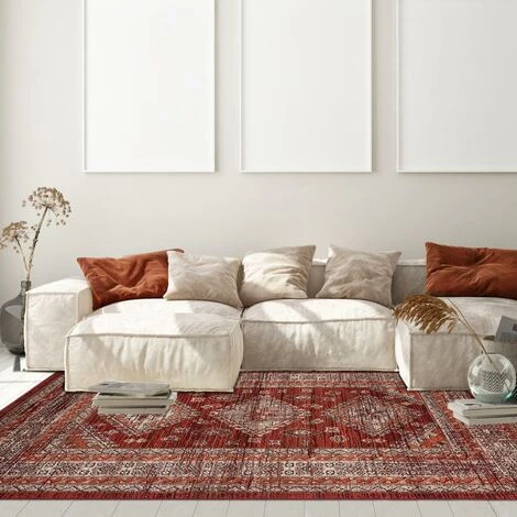 UNAMOURDETAPIS 120x170 - Tapis Oriental Salon 120x170 Cm Moderne Design Rectangulaire Rouge - Rouge 1 UNAMOURDETAPIS 120x170 - Tapis Oriental Salon 120x170 Cm Moderne Design Rectangulaire Rouge - Rouge