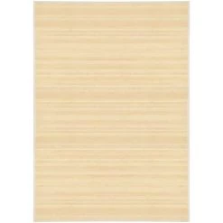VidaXL Tapis En Bambou 120 X 180 Cm Naturel - Beige