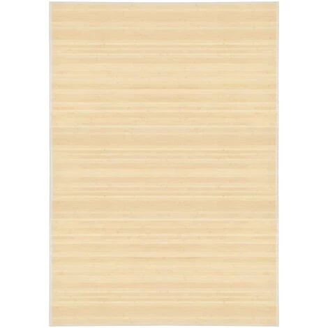 VidaXL Tapis En Bambou 120 X 180 Cm Naturel - Beige 1 VidaXL Tapis En Bambou 120 X 180 Cm Naturel - Beige