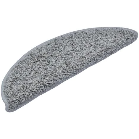 VidaXL Tapis D'escalier 15 Pcs Gris 56 X 20 Cm - Gris 2 VidaXL Tapis D'escalier 15 Pcs Gris 56 X 20 Cm - Gris – Image 2