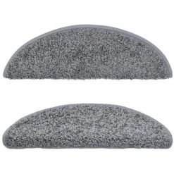 VidaXL Tapis D'escalier 15 Pcs Gris 56 X 20 Cm - Gris 7 VidaXL Tapis D'escalier 15 Pcs Gris 56 X 20 Cm - Gris -Tapis et paillasson Soldes 12517688 3