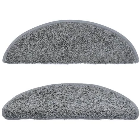 VidaXL Tapis D'escalier 15 Pcs Gris 56 X 20 Cm - Gris 3 VidaXL Tapis D'escalier 15 Pcs Gris 56 X 20 Cm - Gris – Image 3