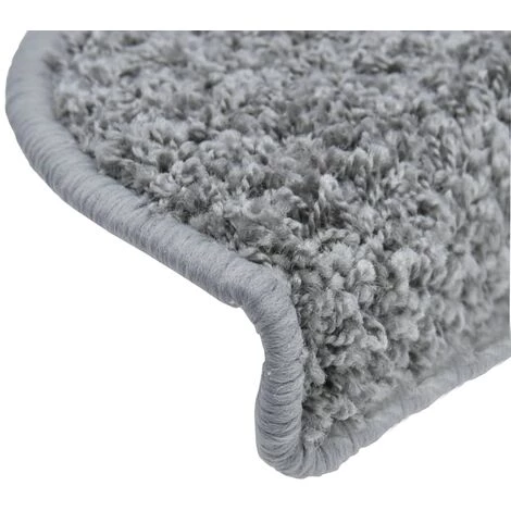 VidaXL Tapis D'escalier 15 Pcs Gris 56 X 20 Cm - Gris 4 VidaXL Tapis D'escalier 15 Pcs Gris 56 X 20 Cm - Gris – Image 4