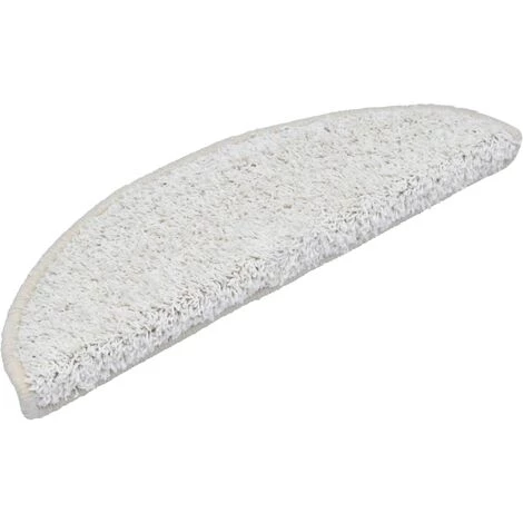 VidaXL 15 Pcs Tapis D'escalier Blanc 56 X 20 Cm - Blanc 2 VidaXL 15 Pcs Tapis D'escalier Blanc 56 X 20 Cm - Blanc – Image 2