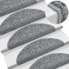 VidaXL 15 Pcs Tapis D'escalier Gris 65 X 25 Cm - Gris