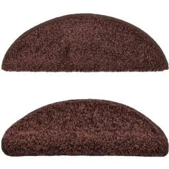 VidaXL 15 Pcs Tapis D'escalier Marron 65 X 25 Cm - Brun 7 VidaXL 15 Pcs Tapis D'escalier Marron 65 X 25 Cm - Brun -Tapis et paillasson Soldes 12596618 3