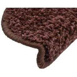 VidaXL 15 Pcs Tapis D'escalier Marron 65 X 25 Cm - Brun 8 VidaXL 15 Pcs Tapis D'escalier Marron 65 X 25 Cm - Brun -Tapis et paillasson Soldes 12596618 4