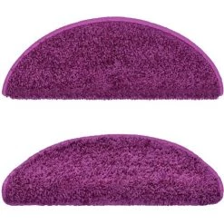 VidaXL 15 Pcs Tapis D'escalier Violet 65 X 25 Cm - Pourpre 7 VidaXL 15 Pcs Tapis D'escalier Violet 65 X 25 Cm - Pourpre -Tapis et paillasson Soldes 12596621 3