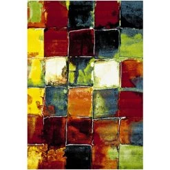 ALLOTAPIS Tapis Moderne Et Multicolore De Salon Bahia Multicolore 120x170 - Multicolore