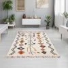UNAMOURDETAPIS Tapis Berbère Style 40x60 Cm Rectangulaire OURIKA MK 02 Multicolore Entrée Adapté Au Chauffage Par Le Sol - Multicolore