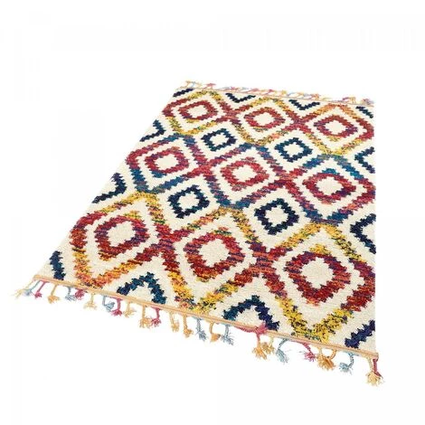 UNAMOURDETAPIS Tapis Berbère Style 40x60 Cm Rectangulaire OURIKA MK 06 Multicolore Entrée Adapté Au Chauffage Par Le Sol - Multicolore 5 UNAMOURDETAPIS Tapis Berbère Style 40x60 Cm Rectangulaire OURIKA MK 06 Multicolore Entrée Adapté Au Chauffage Par Le Sol - Multicolore – Image 5