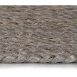 Tapis Fait à La Main Jute Rond 90 Cm Gris VidaXL 7 Tapis Fait à La Main Jute Rond 90 Cm Gris VidaXL -Tapis et paillasson Soldes 13196109 3