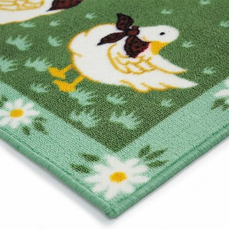THEDECOFACTORY BIO LINE - <p>Tapis De Cuisine Antidérapant Avec Des Oies Multi 60x40 - Multicolore 2 THEDECOFACTORY BIO LINE - <p>Tapis De Cuisine Antidérapant Avec Des Oies Multi 60x40 - Multicolore – Image 2