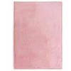 THEDECOFACTORY FLANELLE - <p>Tapis Aspect Velours Extra-doux Rose 60x120 - Rose
