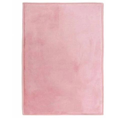 THEDECOFACTORY FLANELLE - <p>Tapis Aspect Velours Extra-doux Rose 60x120 - Rose 1 THEDECOFACTORY FLANELLE - <p>Tapis Aspect Velours Extra-doux Rose 60x120 - Rose