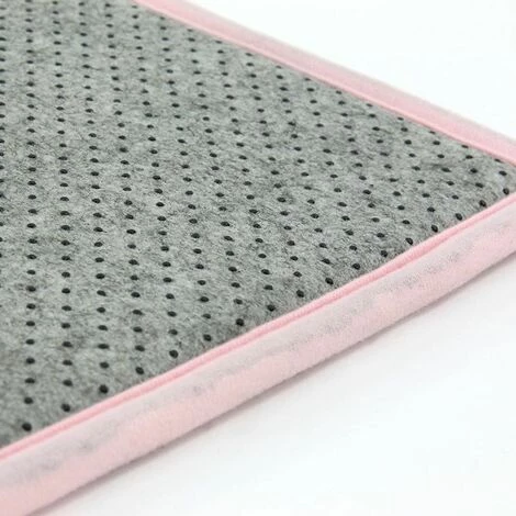 THEDECOFACTORY FLANELLE - <p>Tapis Aspect Velours Extra-doux Rose 60x120 - Rose 3 THEDECOFACTORY FLANELLE - <p>Tapis Aspect Velours Extra-doux Rose 60x120 - Rose – Image 3