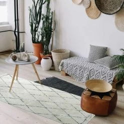 THEDECOFACTORY BERBERE LOSANGE - <p>Tapis En Coton à Motifs Losanges écru Naturel 80x180 - Beige 7 THEDECOFACTORY BERBERE LOSANGE - <p>Tapis En Coton à Motifs Losanges écru Naturel 80x180 - Beige -Tapis et paillasson Soldes 13246957 4