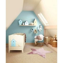 THEDECOFACTORY FLANELLE - <p>Tapis Forme étoile Extra-doux Rose 90x90 - Rose 7 THEDECOFACTORY FLANELLE - <p>Tapis Forme étoile Extra-doux Rose 90x90 - Rose -Tapis et paillasson Soldes 13246966 4