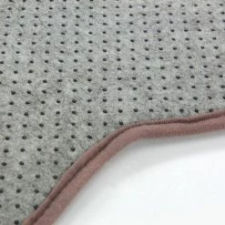 THEDECOFACTORY FLANELLE - <p>Tapis Forme Nuage Extra-doux Taupe 90x70 - Marron -Tapis et paillasson Soldes 13246973 3